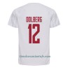 Camiseta de fútbol Dinamarca Kasper Dolberg 12 Segunda Equipación Mundial 2022 - Hombre